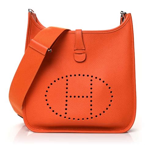 brown hermes evelyne bag|Hermes evelyne sizes and prices.